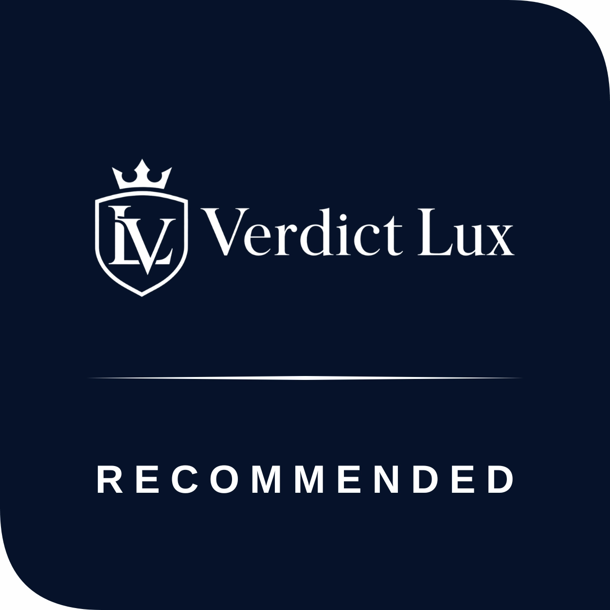 Verdict Lux Recommended badge