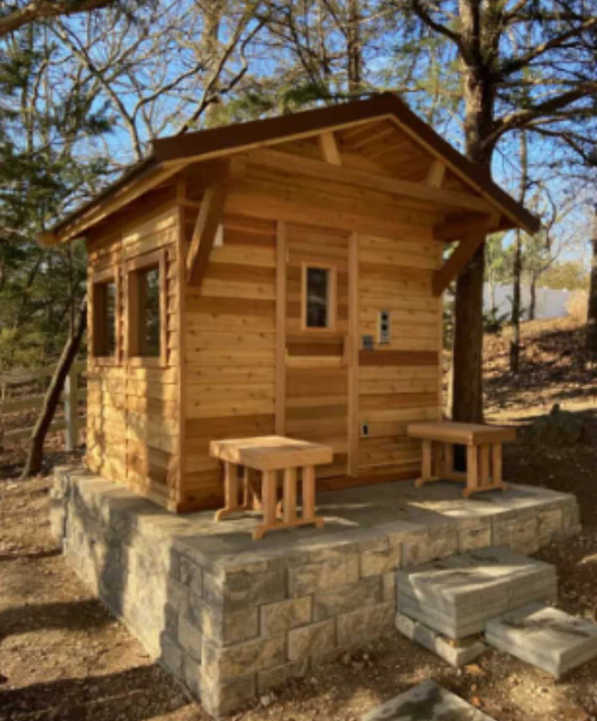 Cedarbrook outdoor modular sauna