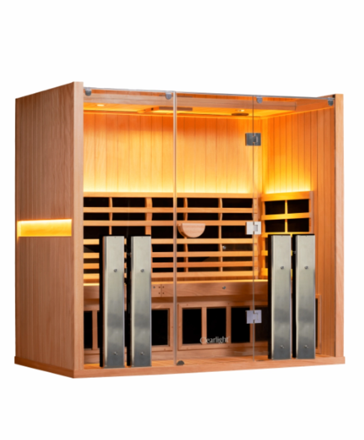Clearlight Sanctuary 5 full spectrum infrared sauna in Mahogany