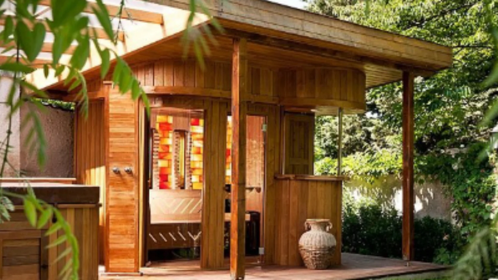 Enlighten outdoor convertible sauna