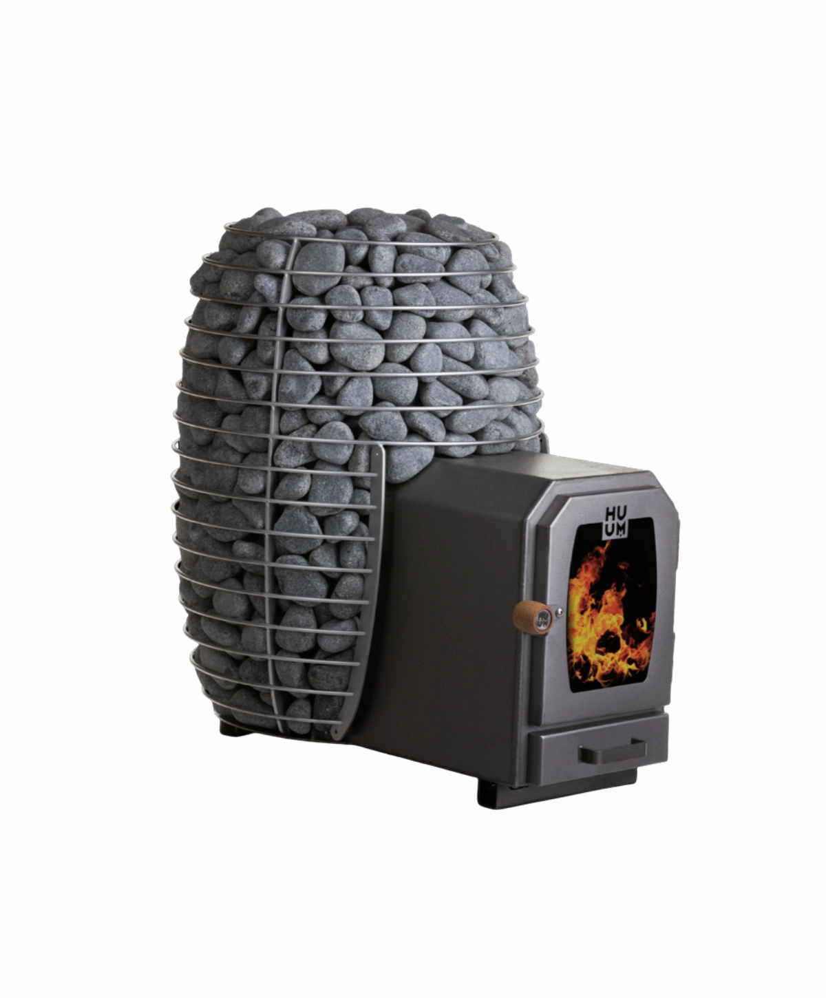 HUUM HIVE Heat wood-burning sauna heater with large stone basket