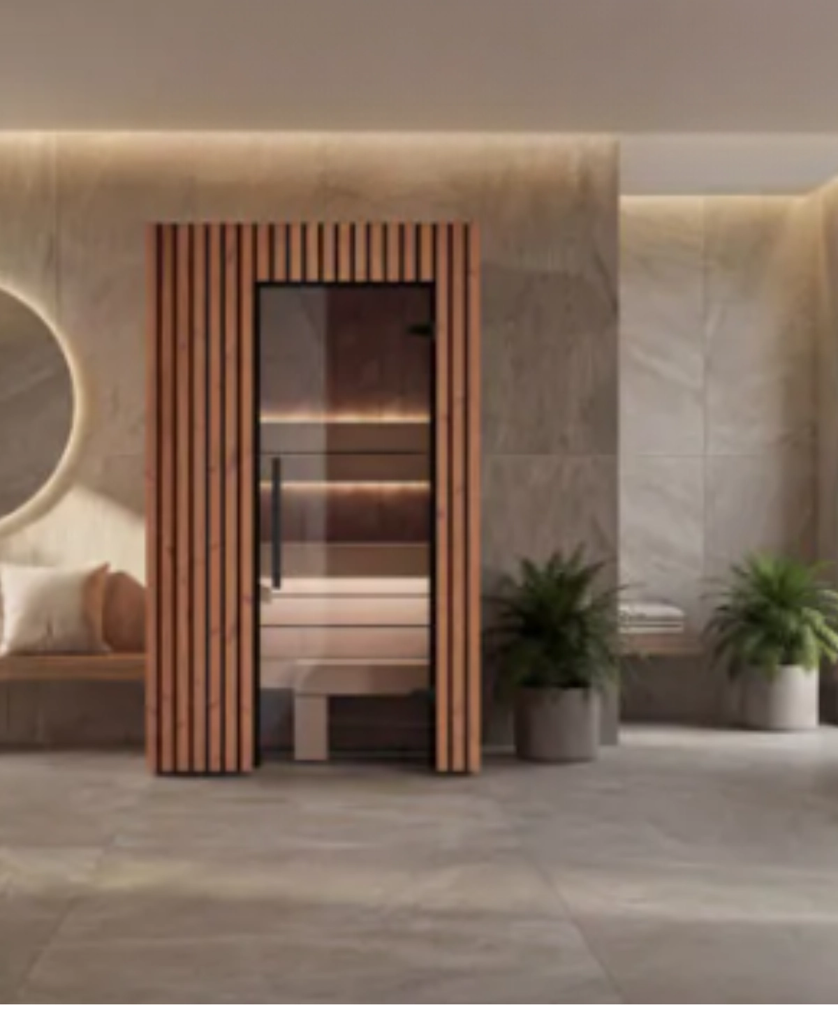 Leil Como indoor sauna