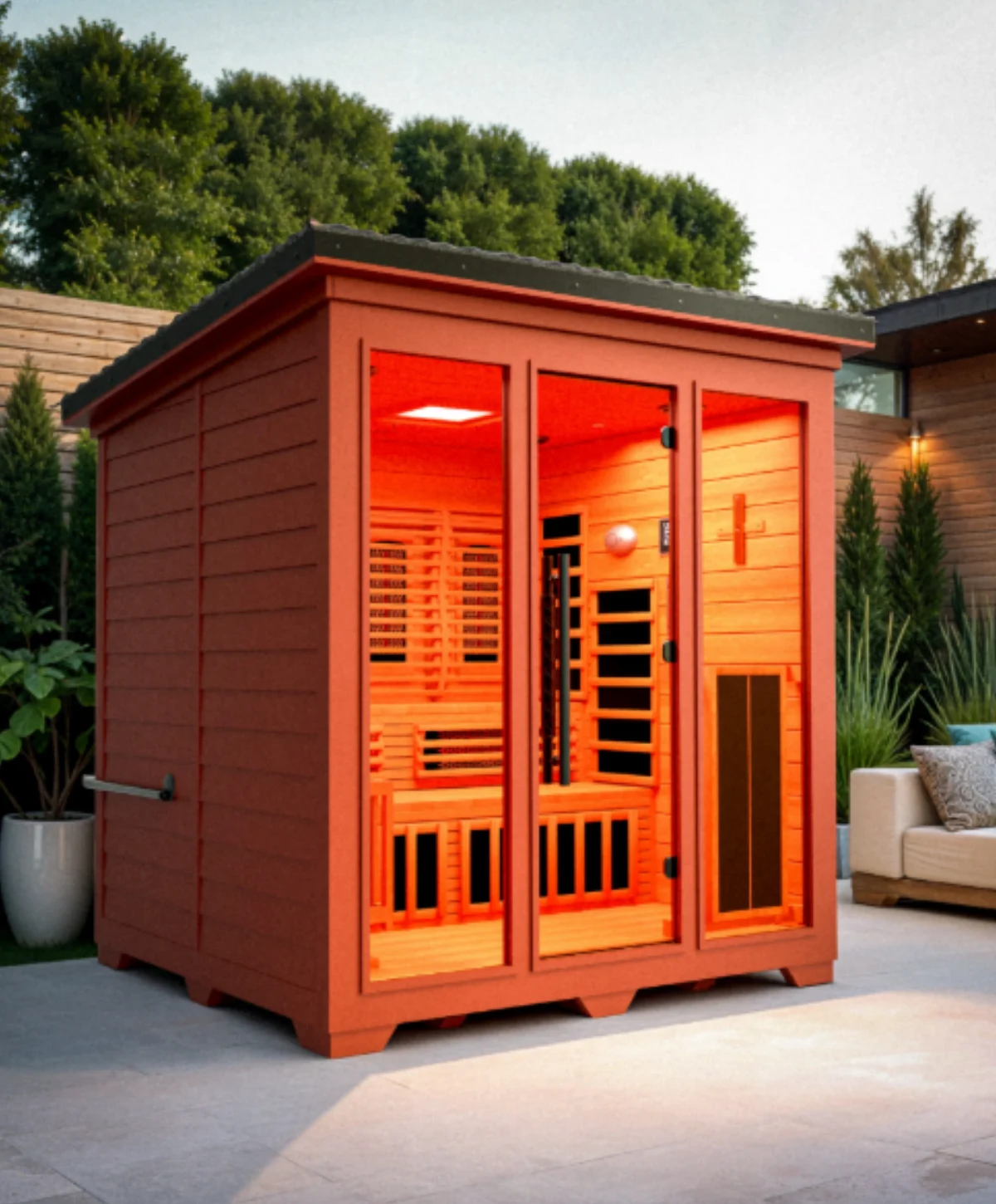 Medical Saunas Nature 8 Plus outdoor sauna