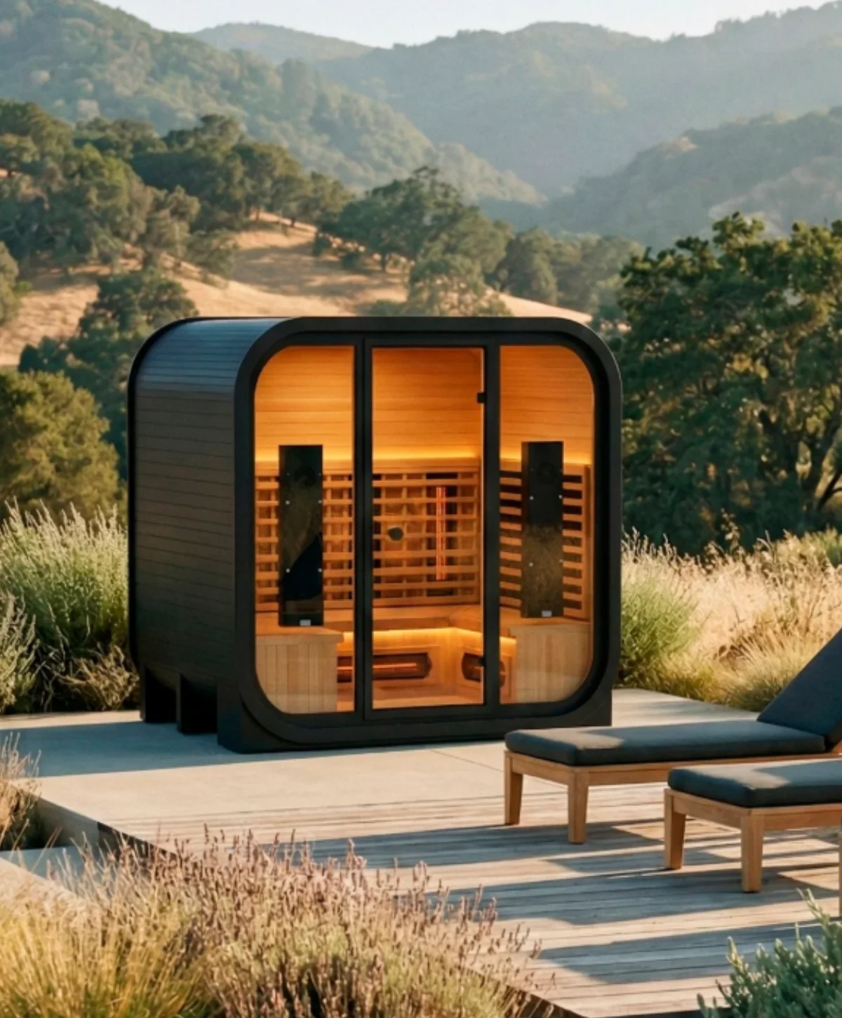 Peak Saunas El Capitan 4-person outdoor full-spectrum infrared sauna