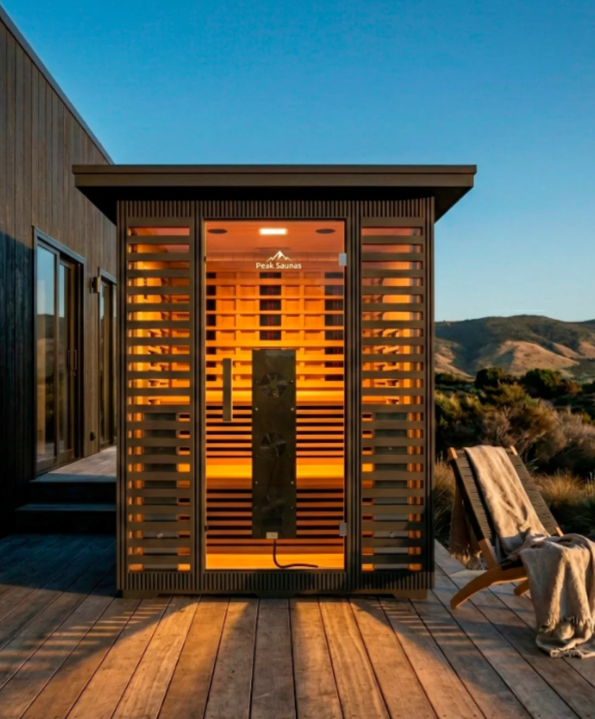 Peak Saunas Kilimanjaro 5-person outdoor full-spectrum infrared sauna