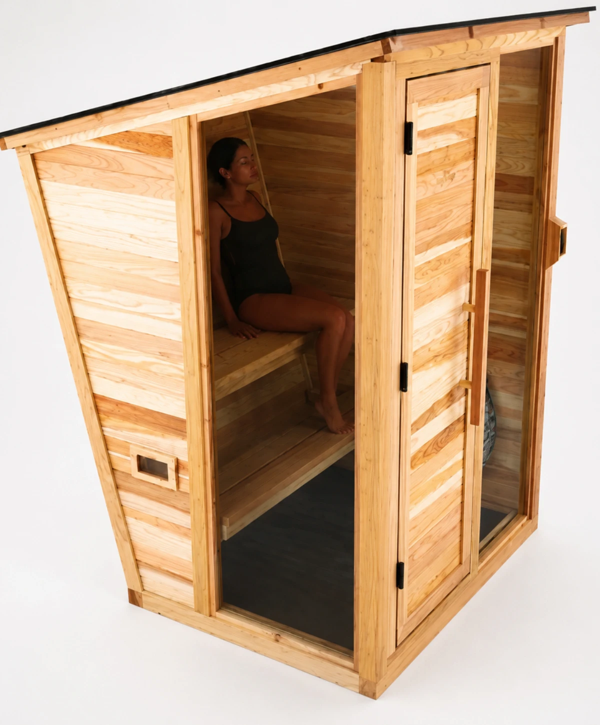 Plunge The Sauna traditional outdoor cedar sauna