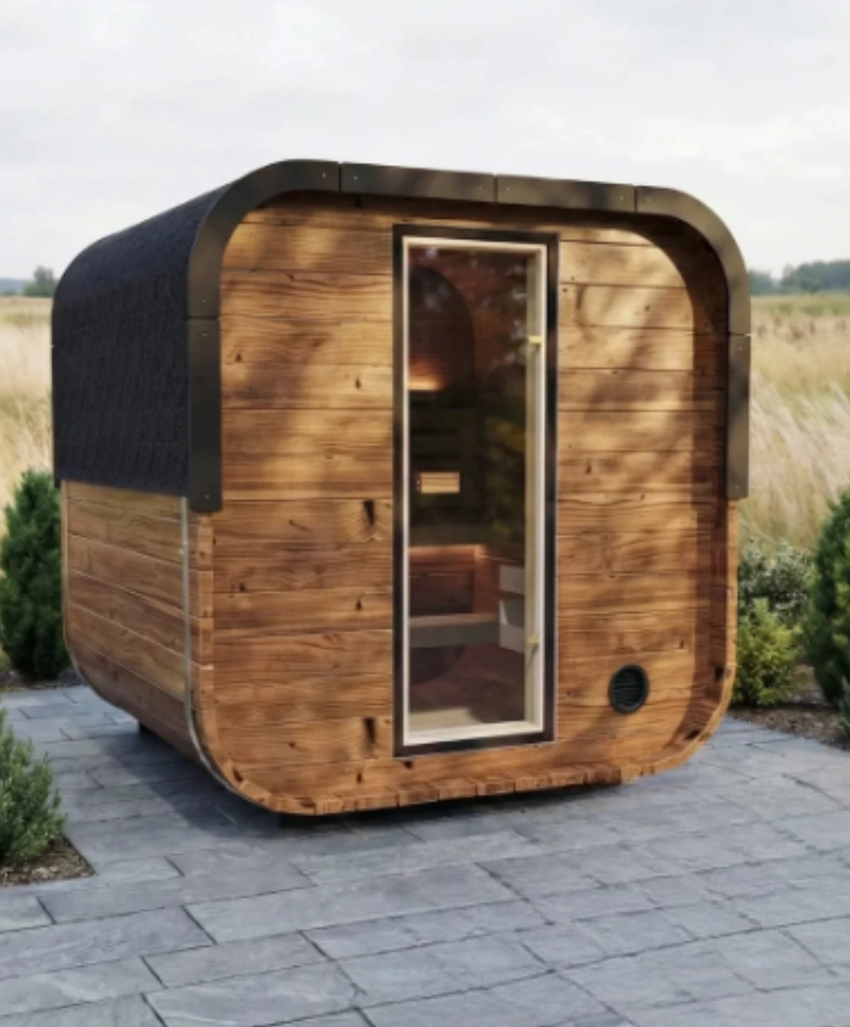 Salus Saunas Governor King Traditional Outdoor Sauna for 4 people