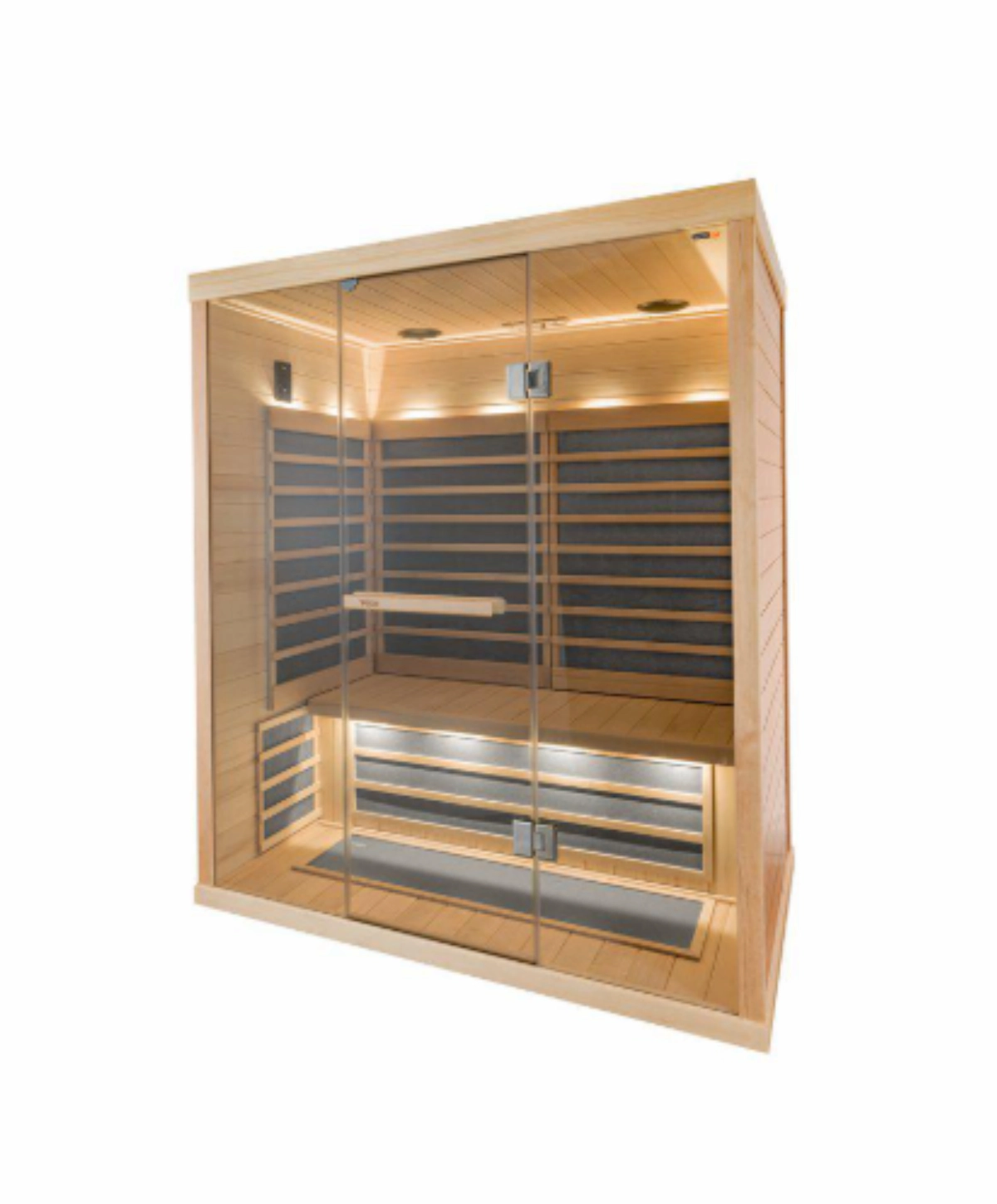 Tylö Infra Cabin T825B Grey infrared sauna with glass front
