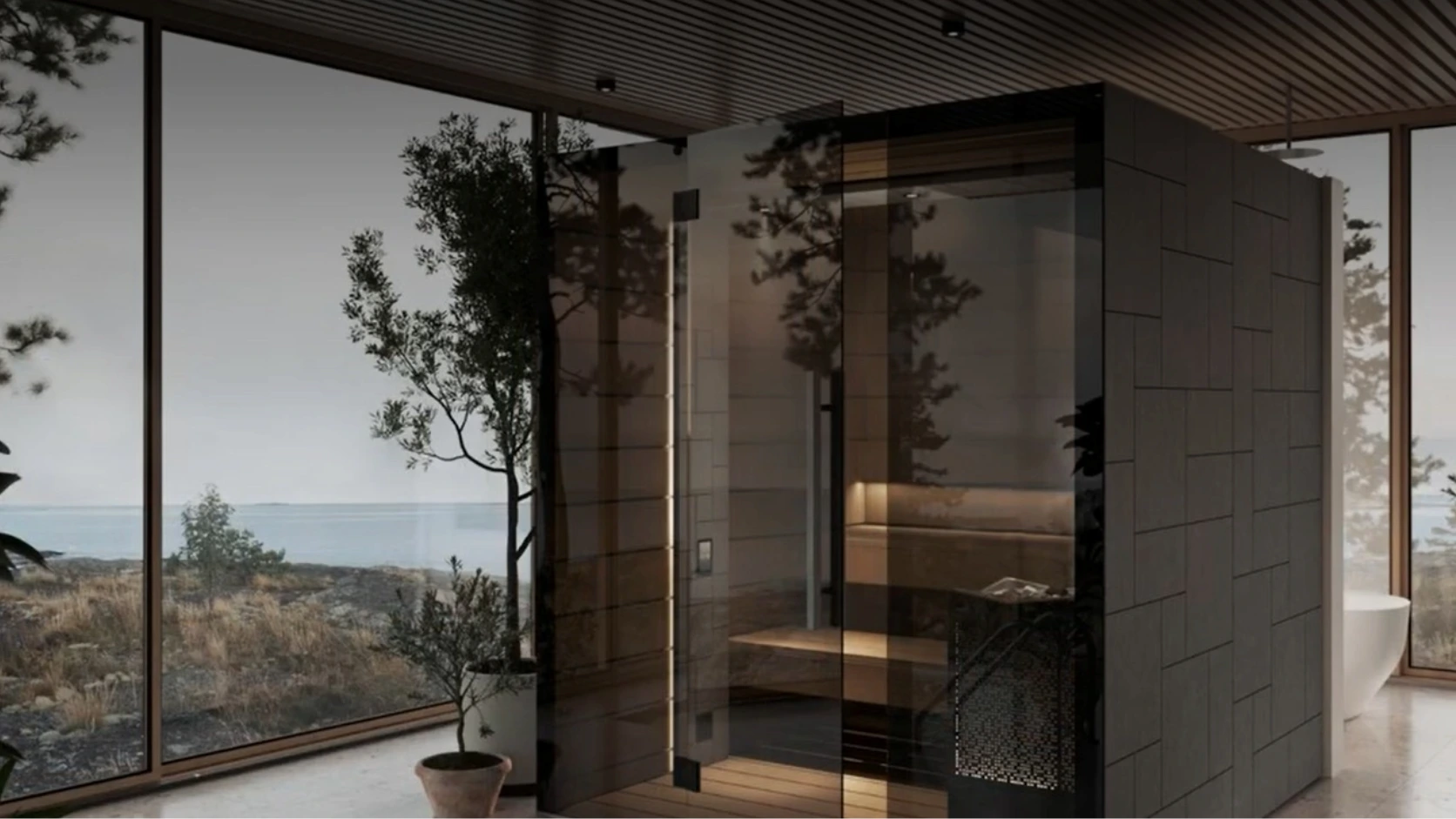 Tylö modern home sauna