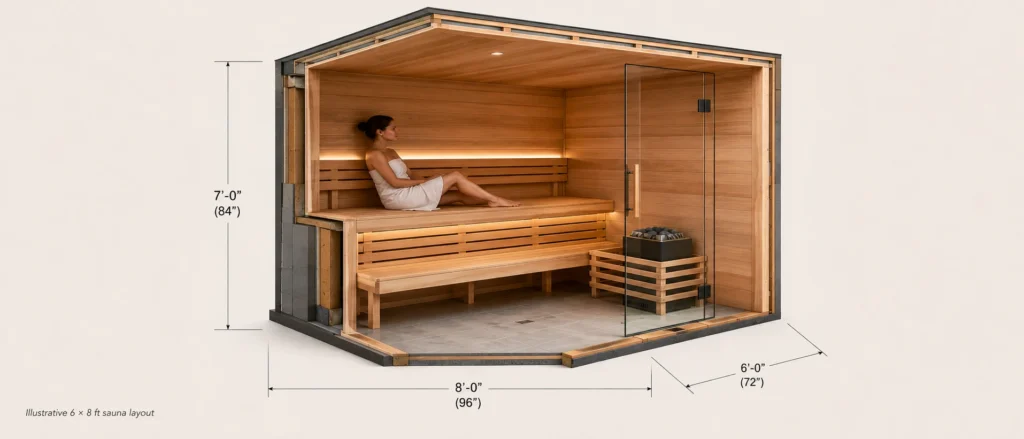 Sauna Sizes & Dimensions: A Practical Home Sauna Size Guide