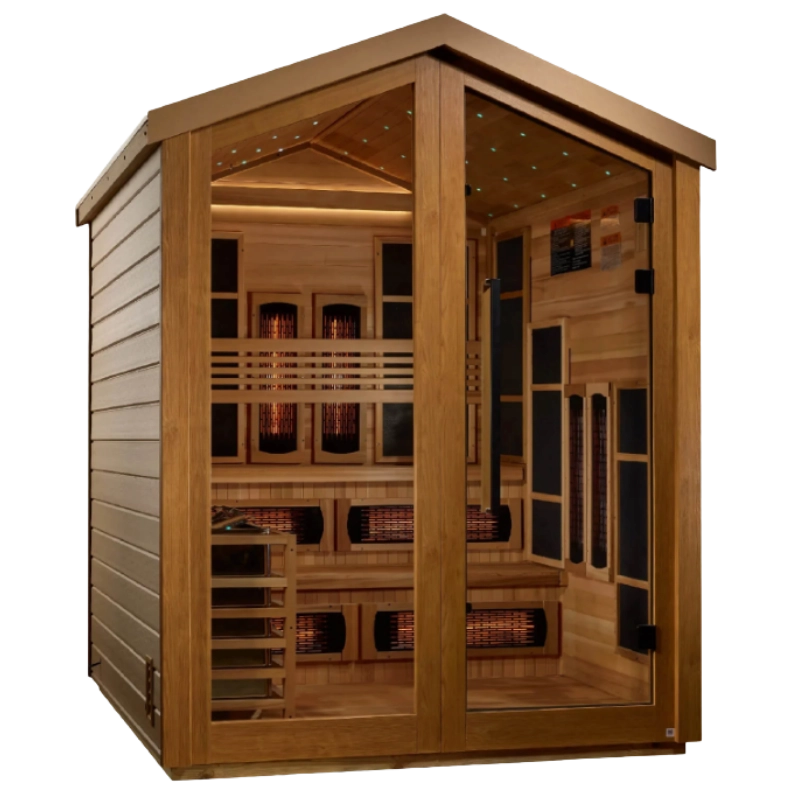 Golden Designs Kaskinen 6-person outdoor hybrid sauna
