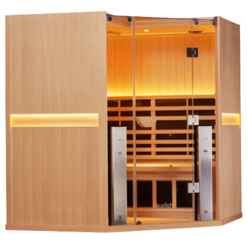 Clearlight Sanctuary C four-person corner full-spectrum infrared sauna