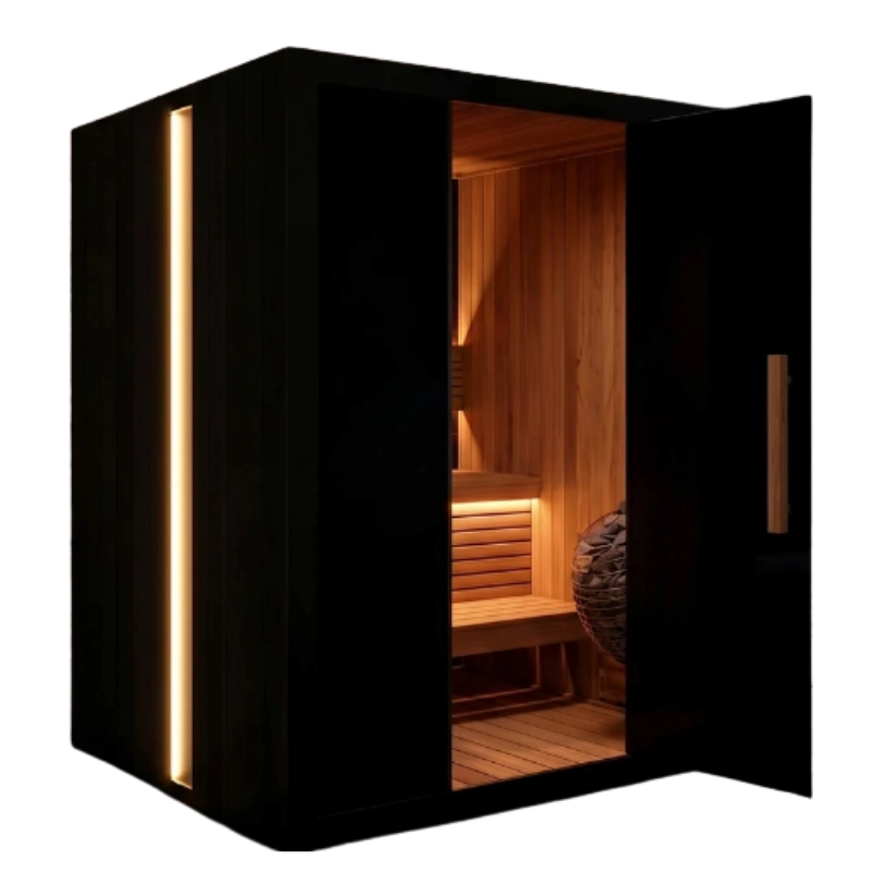 Sun Home Nova 3 premium indoor traditional sauna with stone heater