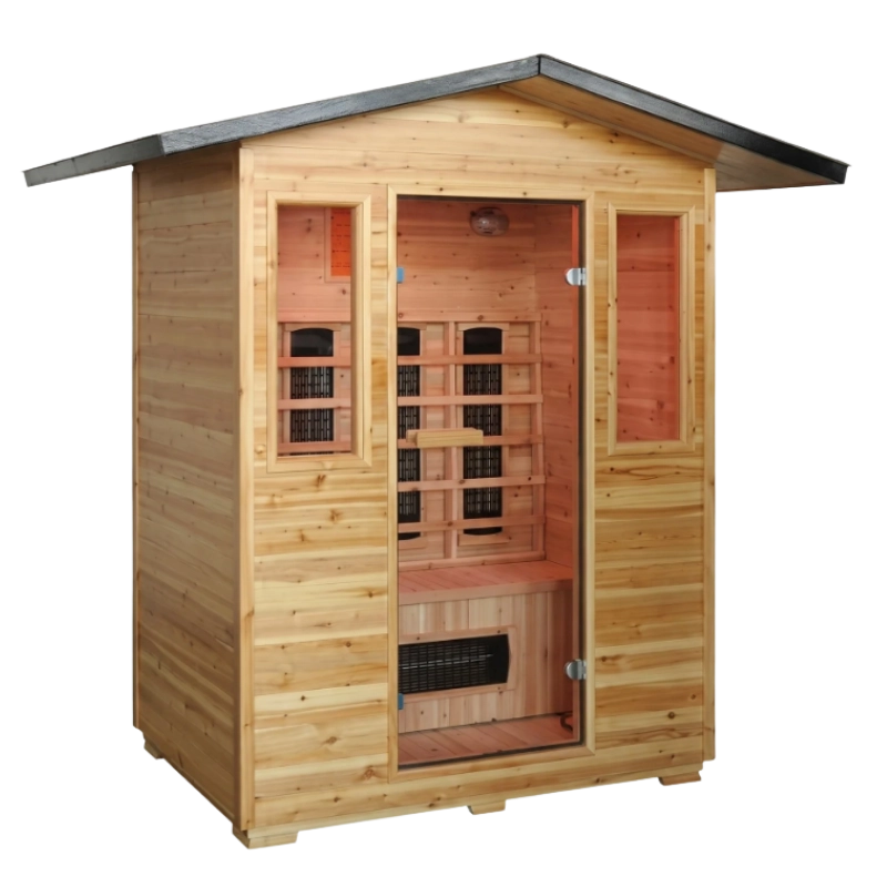 SunRay Grandby 300D3 three-person outdoor infrared sauna